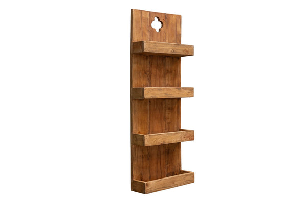 Wall Shelf Hemingway 80cm Mahogany Wood Natural
