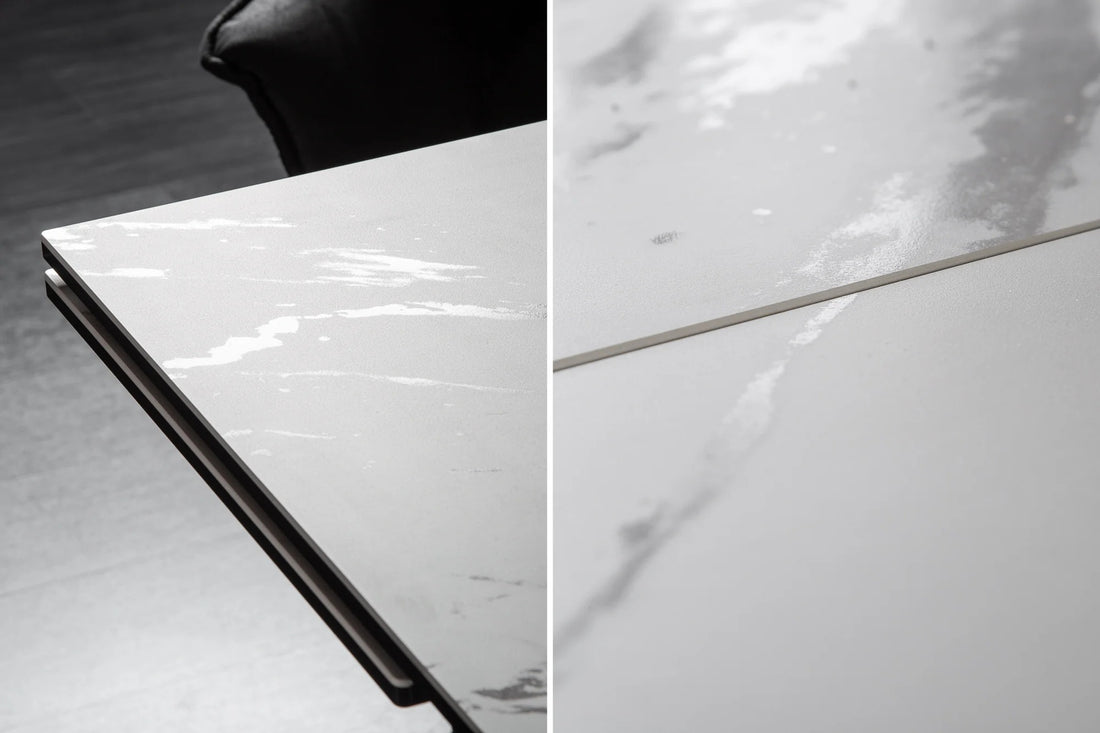 Dining Table Mercury 180-220-260cm Ceramic Marble Look