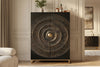 Bar Cabinet Golden Eye 140cm Mango Wood Black