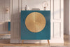 Cabinet Aurum 120cm Mango Wood Turquoise