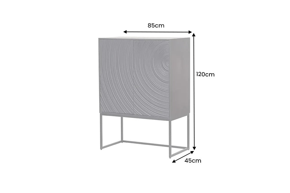 Cabinet Orbit 120cm Mango Wood Black