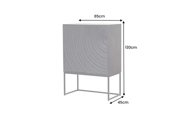 Cabinet Orbit 120cm Mango Wood Black