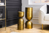 Decorative Vase Sandglass 56cm Metal Gold