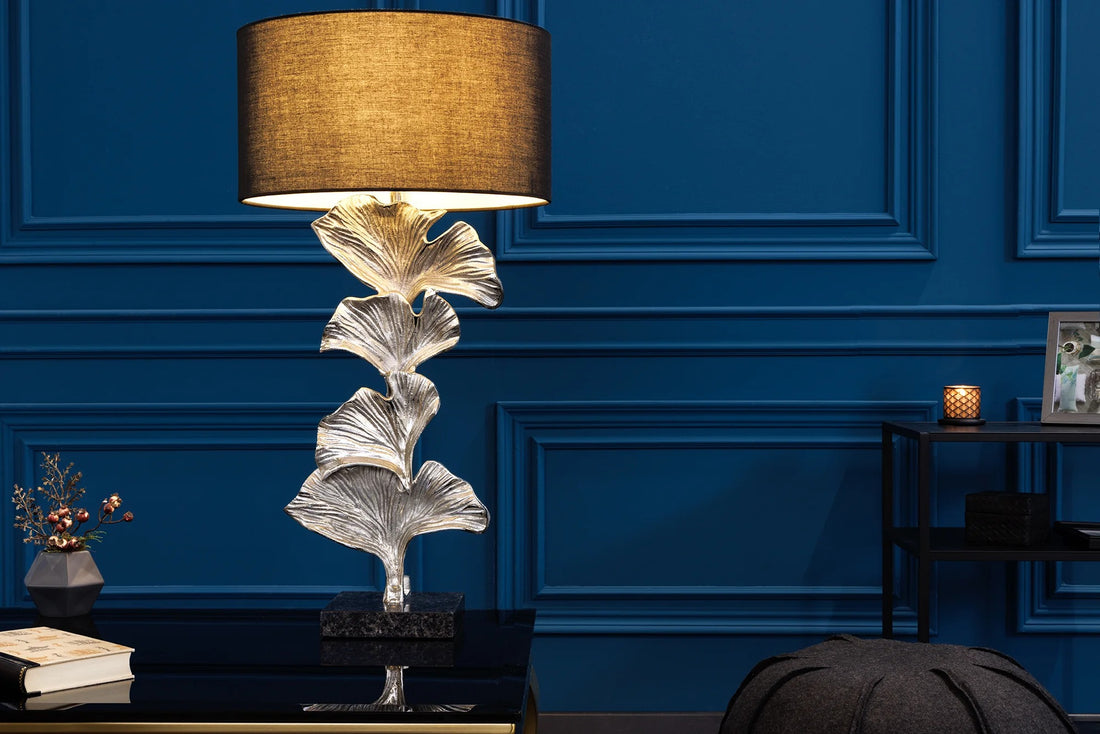 Table Lamp Ginkgo 70cm Silver