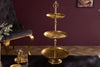 Three Tier Cake Stand Orient 65cm Hammered Metal Gold