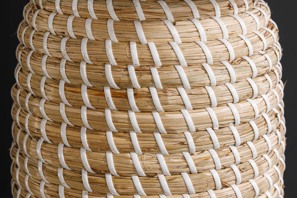 Table Lamp Zea 61cm Seagrass Natural Brown Shade