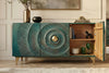 Sideboard Golden Eye 140cm Mango Wood Turquoise