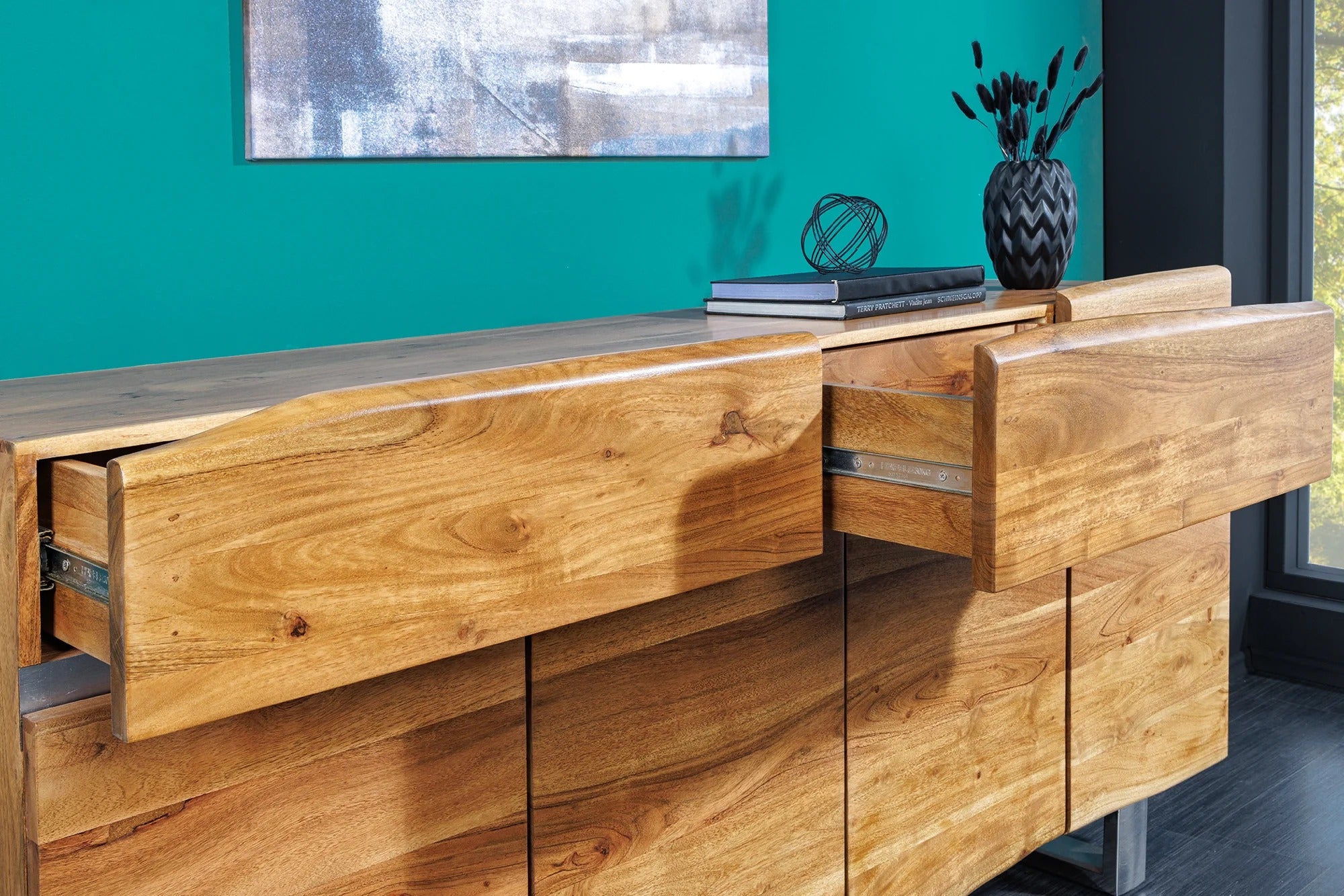 Sideboard Monolith 170cm Acacia Wood Honey