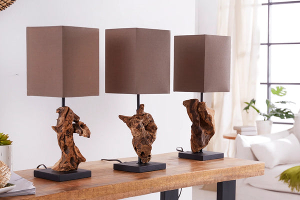 Table Lamp Hypnotic 45cm Driftwood Brown