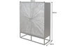 Cabinet Barracuda 120cm Mango Wood Black Teak Wood Brown