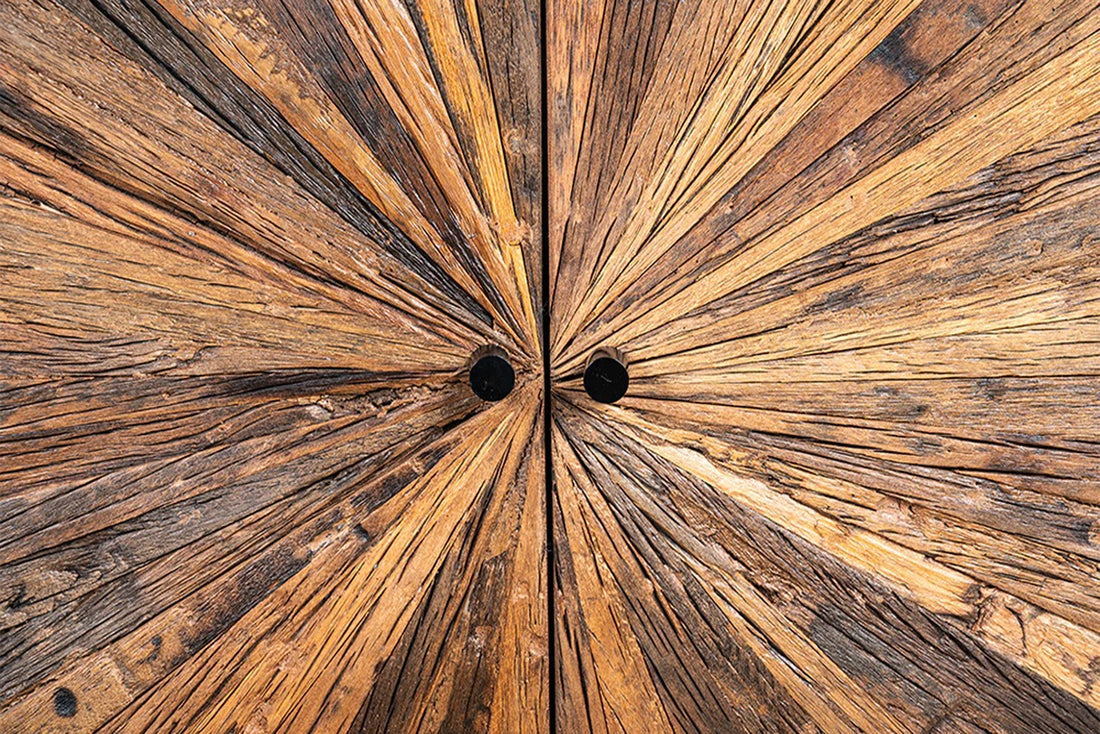 Sideboard Barracuda 177cm Mango Wood Black Teak Wood Brown