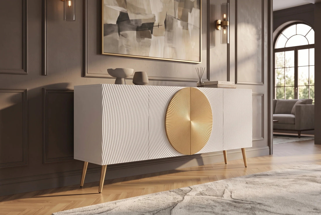 Sideboard Aurum 177cm Mango Wood White