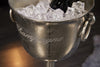 Champagne Cooler 80cm Metal Antique Silver