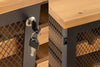 Wine Cabinet Bodega 127cm Fir Wood Natural