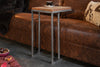 Set Of 2 Side Tables Barracuda 53cm/60cm Recycled Wood Brown