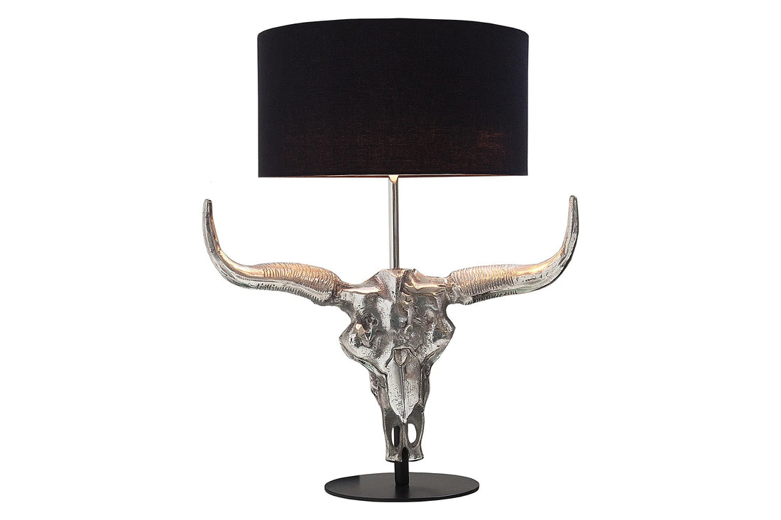 Table Lamp El Toro 68cm Metal Black