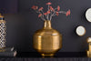 Vase Orient 35cm Hammered Metal Antique Copper