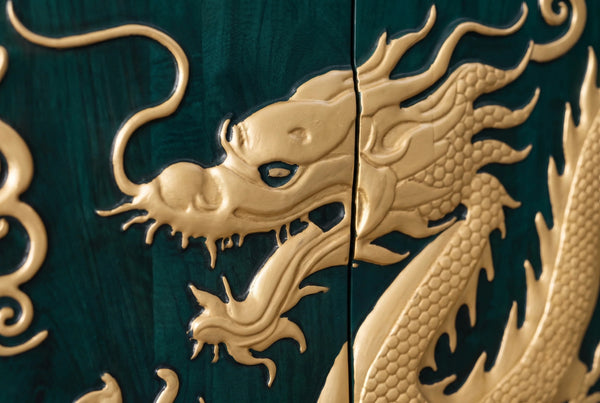 Sideboard Dragon 177cm Mango Wood Turquoise