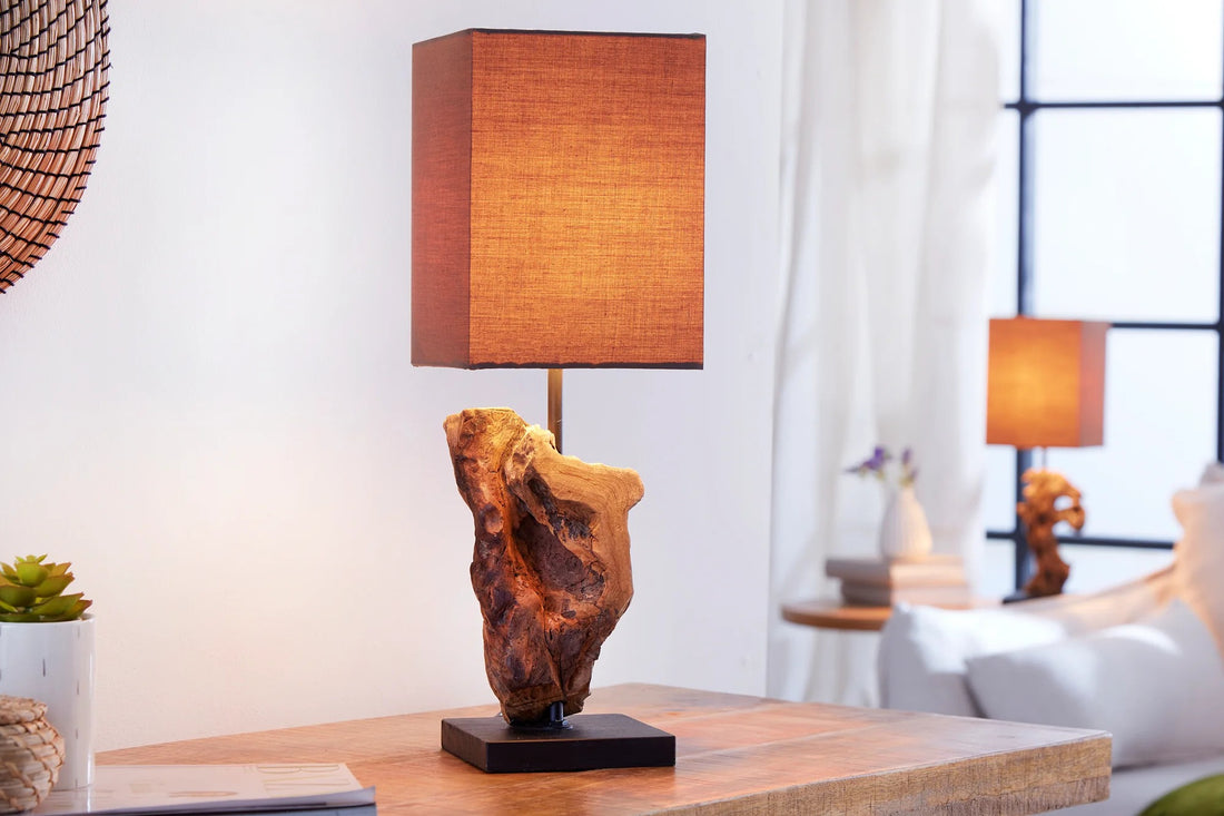 Table Lamp Hypnotic 45cm Driftwood Brown
