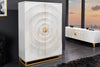 Bar Cabinet Golden Eye 140cm Mango Wood White