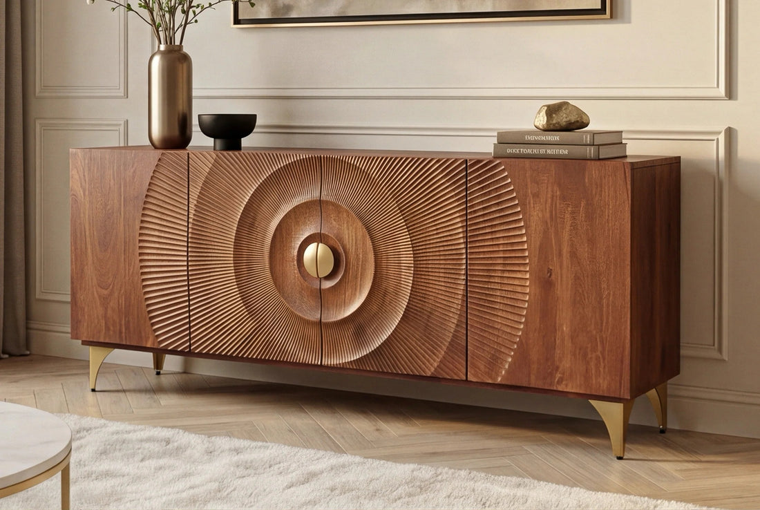 Sideboard Golden Eye 177cm Mango Wood Brown