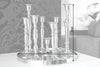 9-Flame Candlestick Baroque 30cm Metal Silver