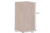 Decoration Pillar Columna 50cm Acacia Wood Brown