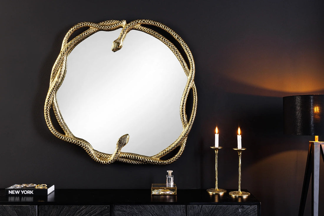 Mirror Snake 82cm Metal Gold