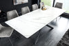 Extendable Dining Table Alpine 160-200cm Ceramic Marble Look