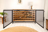 Wine Cabinet Bodega 127cm Fir Wood Natural