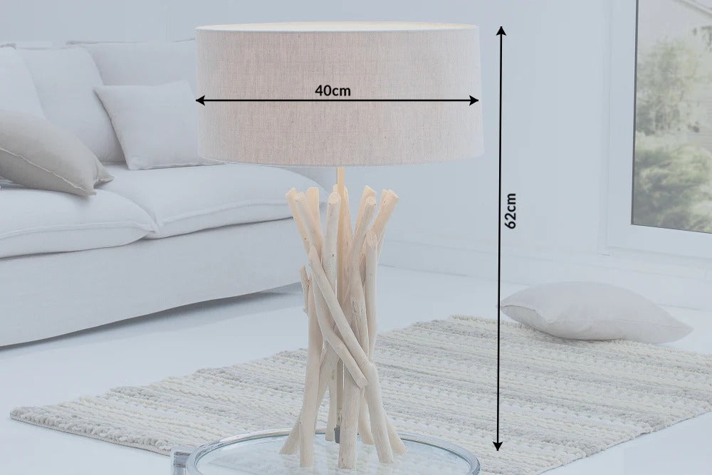 Table Lamp Wild Nature 62cm Driftwood Natural