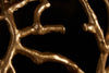 Candle Holder Abstract 60cm Metal Gold For 4 Candles