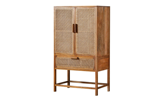 Cabinet Bamboo Lounge 140cm Mango Wood Natural