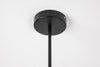 Hanging Lamp Variation 128cm Metal Black Gold