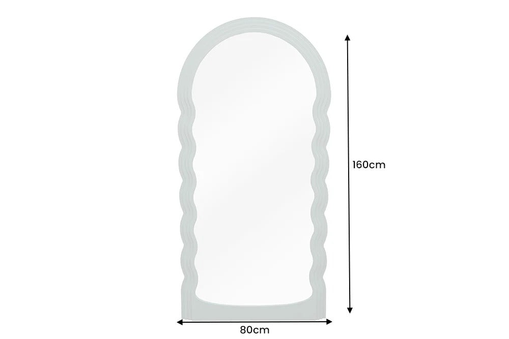 Wall Mirror Wave 160cm Green