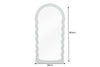 Wall Mirror Wave 160cm Green