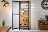 Wine Cabinet Connoisseur 184cm Pine Wood Natural