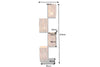 Floor Lamp Euphoria 154cm Longan Wood Natural