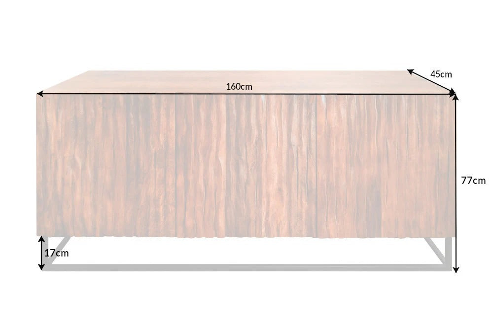 Sideboard Rainforest 160cm Mango Wood Natural
