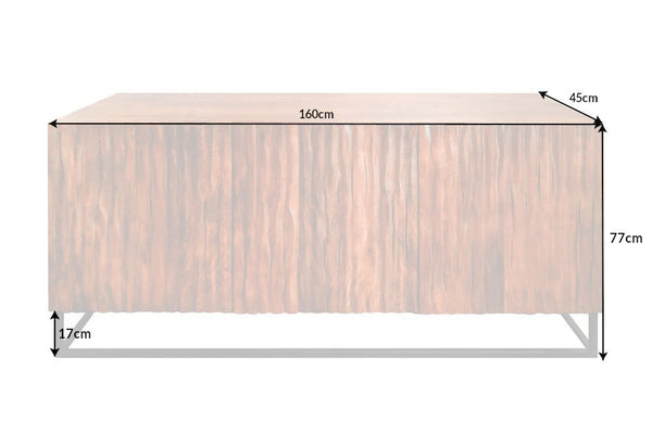 Sideboard Rainforest 160cm Mango Wood Natural