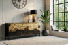 Sideboard Oxid 177cm Mango Wood Black Gold