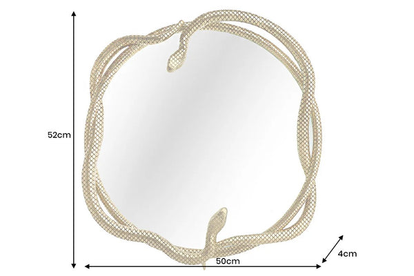 Mirror Snake 50cm Metal Gold
