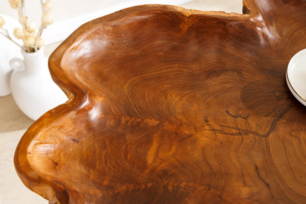 Side Table Wild 65cm Teak Wood Brown