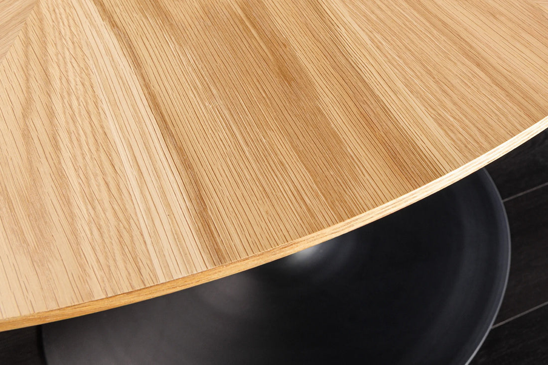 Round Dining Table Atelier 120cm Oak Wood Veneer