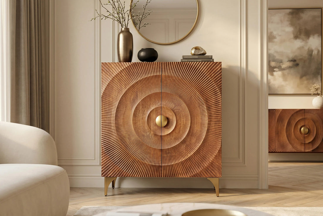 Cabinet Golden Eye 120cm Mango Wood Brown