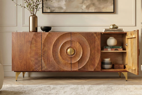 Sideboard Golden Eye 177cm Mango Wood Brown