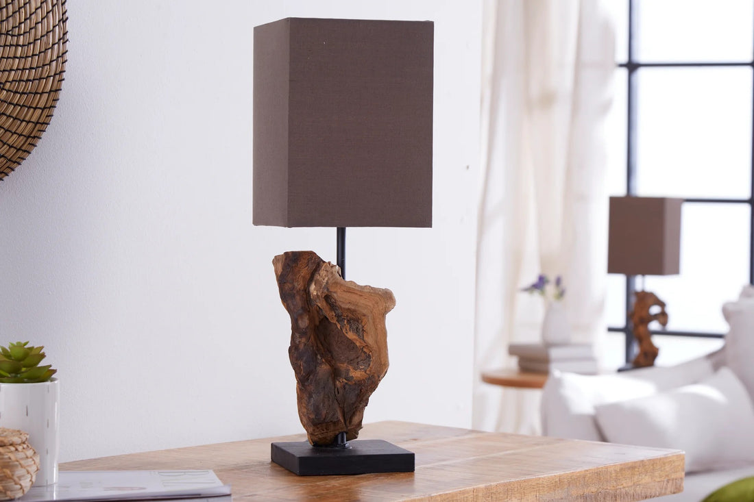 Table Lamp Hypnotic 45cm Driftwood Brown