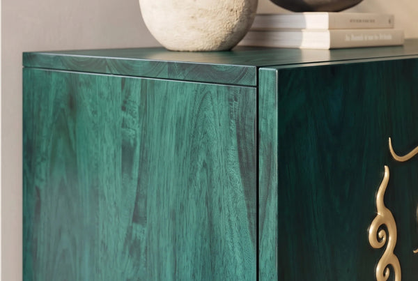 Sideboard Dragon 177cm Mango Wood Turquoise