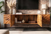 Floating TV Stand Fossil 200cm Mango Wood Brown