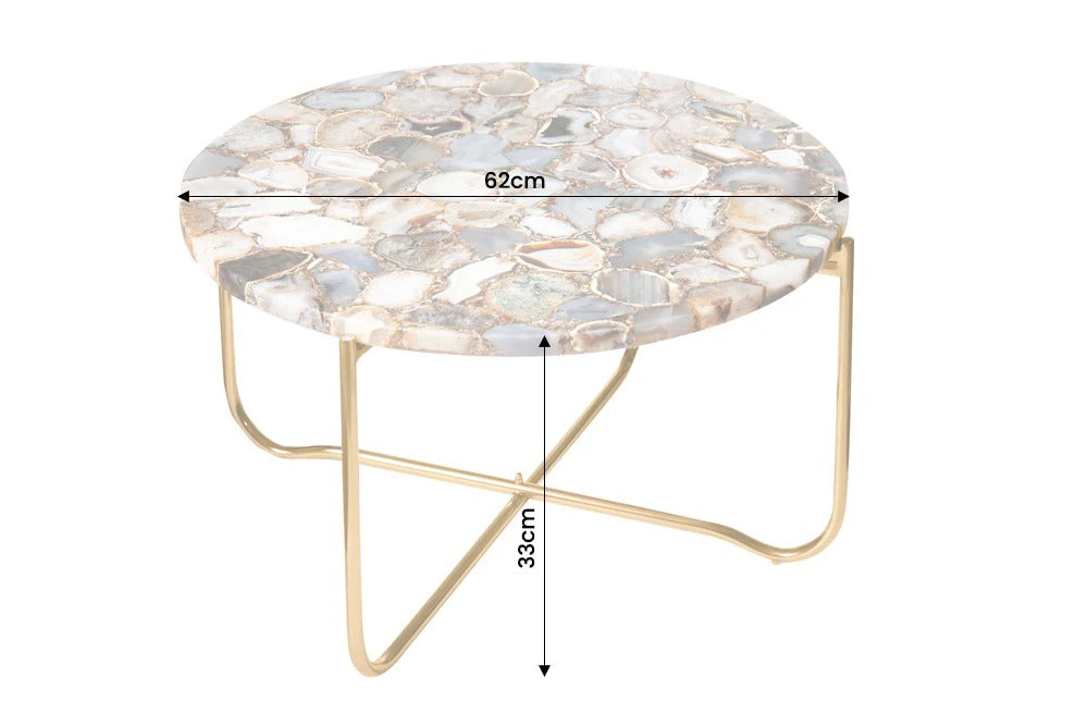 Round Coffee Table Talisman 62cm Agate